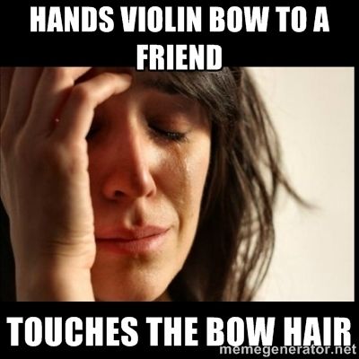 bow andn violin care